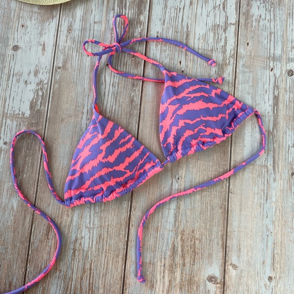 VS Neon Zebra Bikini Set - Picture 2 of 8